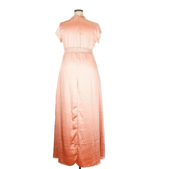 Böhme Orange/Cream Casual Dress - Picture 2 of 6